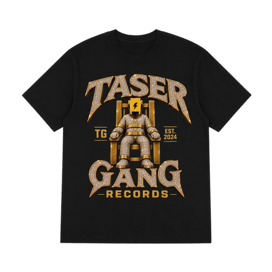 Tazer Gang Records T-Shirt – Black