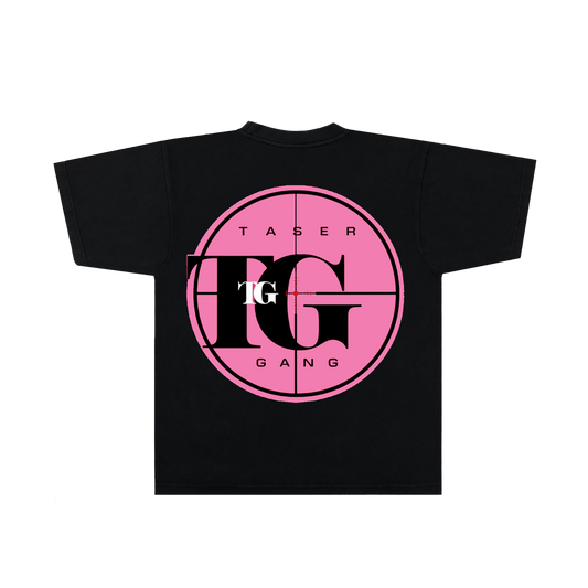 Taser Gang T-Shirt – Pink/Black