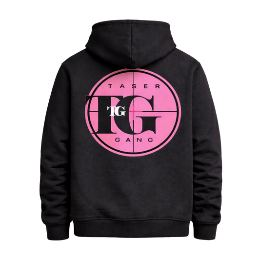 Taser Gang Hoodie – Pink/Black